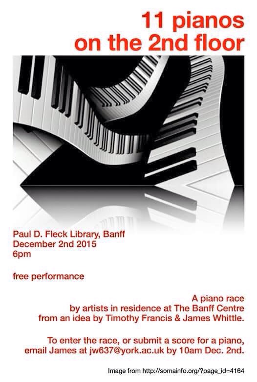 '11 pianos on the 2nd floor' flyer